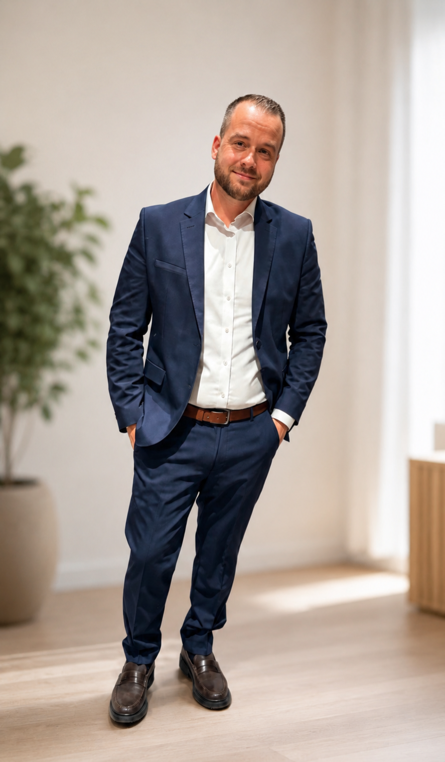 Rasmus Christensen, fuld figur